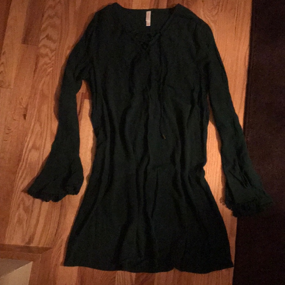 Long Sleeve Emerald dress